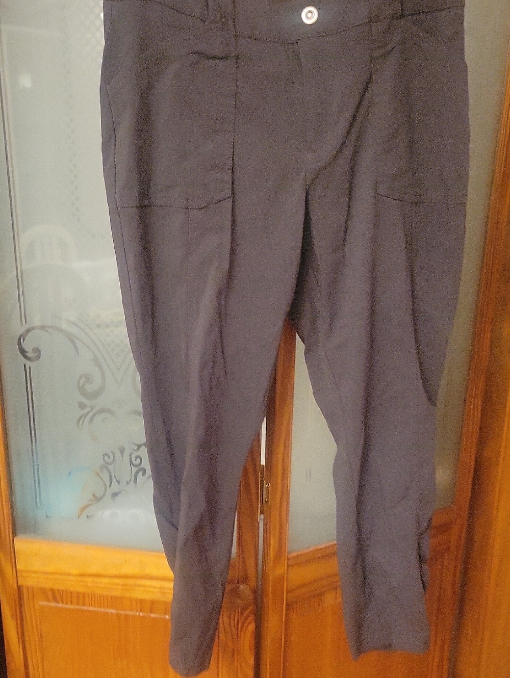 INC International Concepts Charcoal Straight-Leg Pants Worn Once